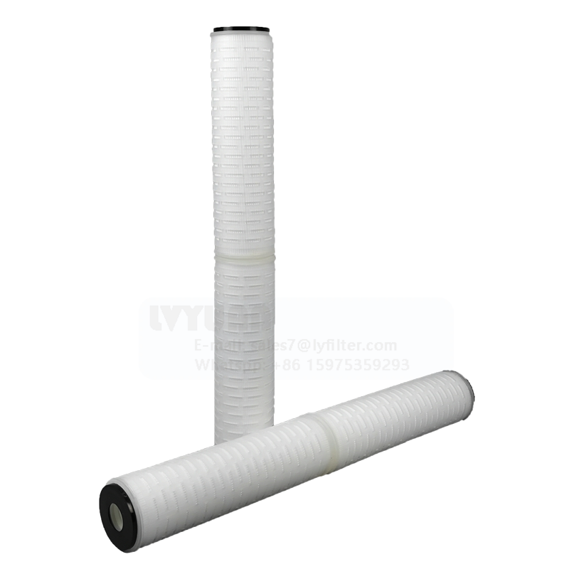 Best price 20 inch EPDM DOE 5 micron polypropylene pleated filter for 10" security water filter housing