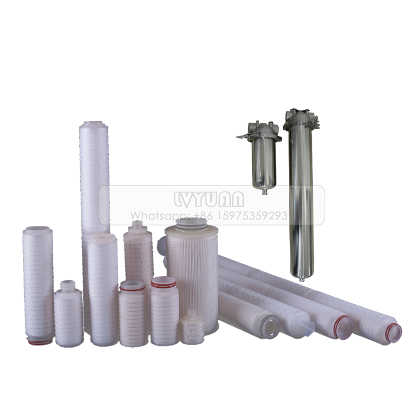 10 20 30 40 inch PP pleated type manufacturer cartrige water filter for filter housing
