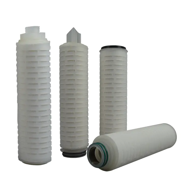 RO water filter replacement parts Slim double opened 10 micron 10 inch pleated sediment cartridge filter