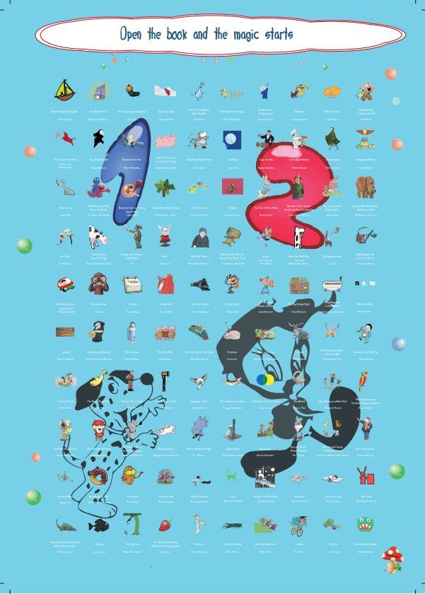 product-Dezheng-High Quality Scratch off 100 Must Read Books Bucket List Poster for kids,custom logo-1