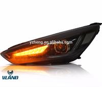 China VLAND Factory For Car Headlamp For Fous 2015 2016 2017 2018 LED Headlight Moving Signal For Fous Demon Eye Plug And Play
