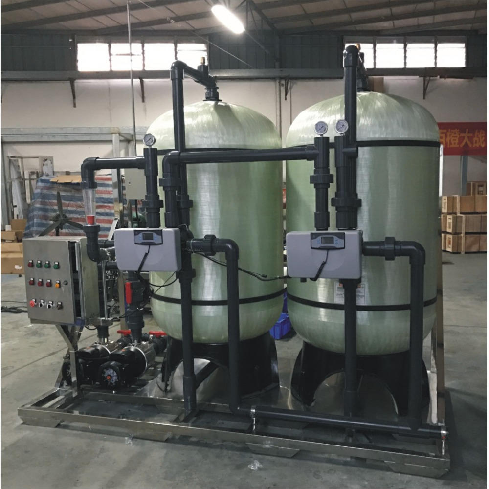 product-Ocpuritech-3672 FRP Pressure Tank Vessel Sand and Carbon Filter System 10M3hr-img