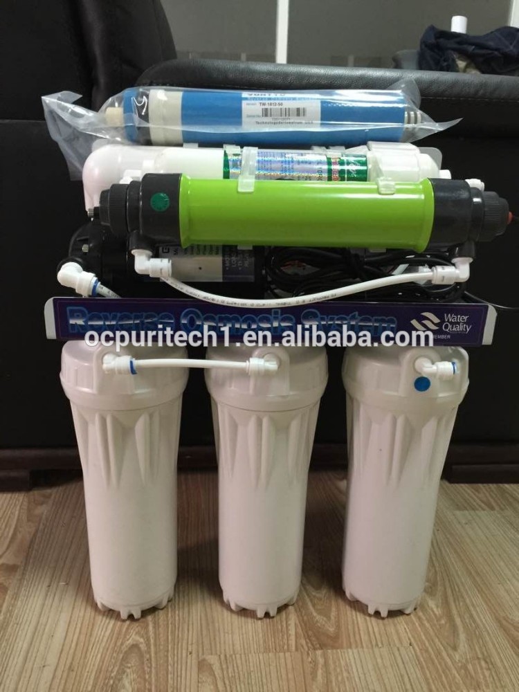 Bore water filter machine with 50GPD with RO +EDIOcpuritech