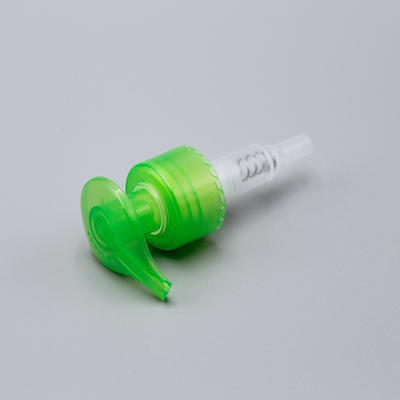 low price cosmetic plastic colorfulgreen lotion pump 24/410