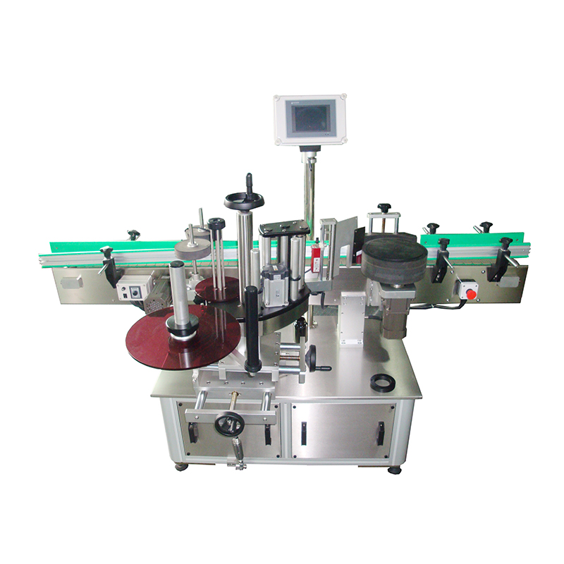 Best quality single sided shampoo square mineral water bottle sticker labeling machine