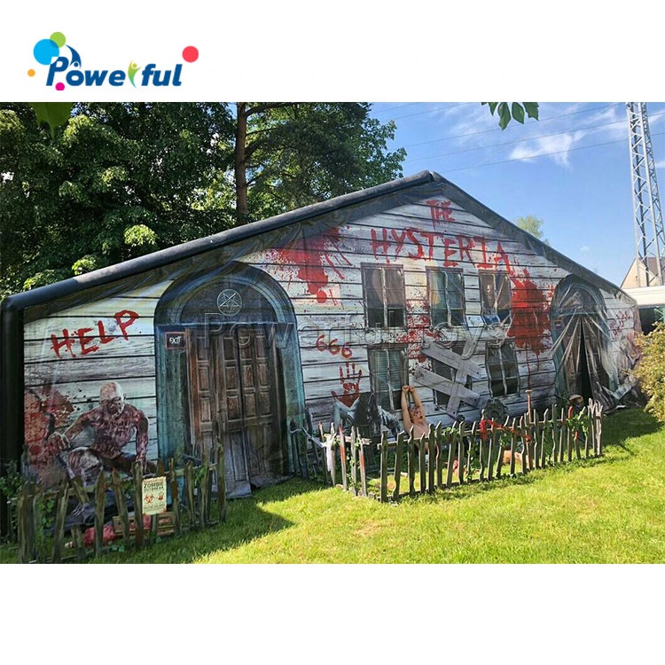 Halloween inflatable haunted house /inflatable haunted maze/inflatable obstacle maze for sale