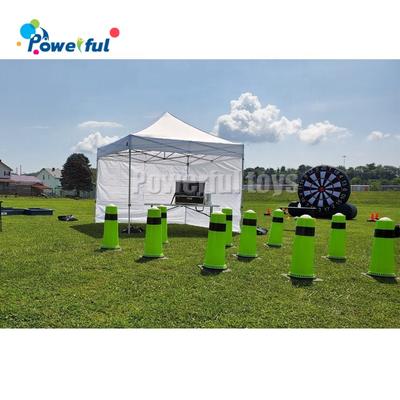 Competitive games interactive cones inflatable arena for IPS interactive play system
