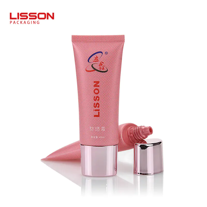 Cosmetic Packaging Super Ovaltube For Sunscreen BB cream foundation nozzle oval tube