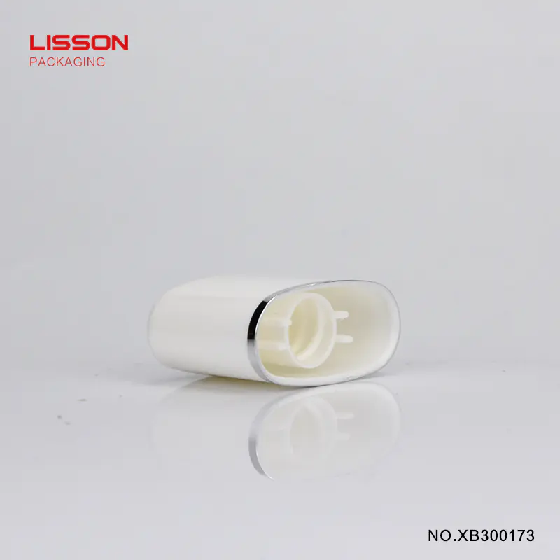 Super oval plastic tube for BB cream packaging container cosmetic soft Oval tube