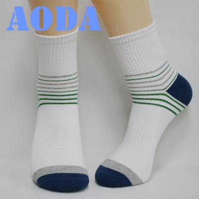 Custom cotton socks China factory white socks school socks