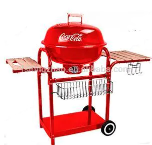 novelty charcoal Barbeque Grill outdoor bbq grill with Wheels