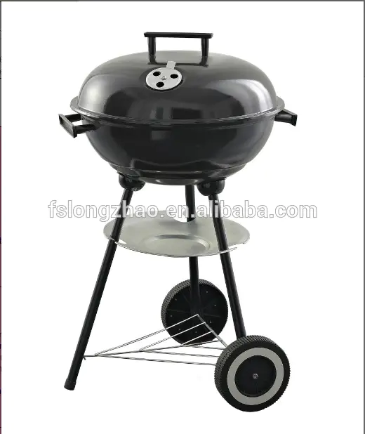 Portable trolley charcoal barbecue grill designs BBQ grill