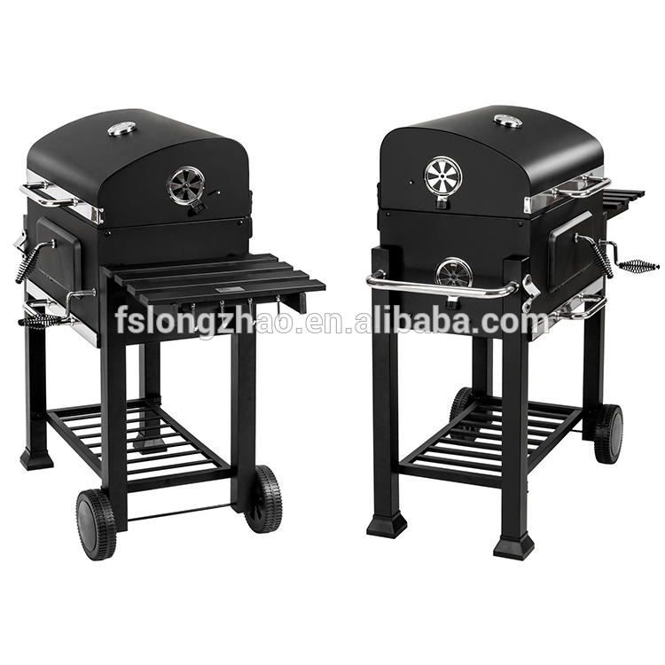 Outdoor meat cooker beefmaster charcoal grill BBQ