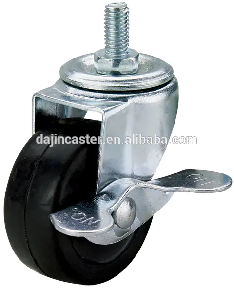 wholesale price small mini rubber castor furniture casters and wheels