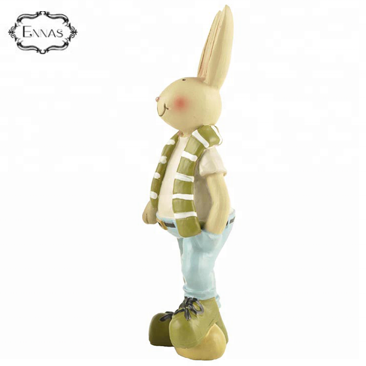 Resin kids easter figurines easter bunny gift norse fesdval of snrins sun