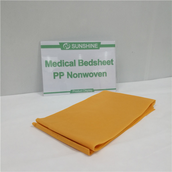 PP Spunbonded Nonwoven Fabric Medical Bed Sheet/Disposable Nonwoven Fabric Bedsheet