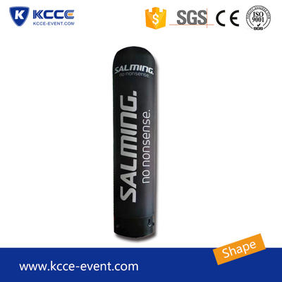 Outdoor airtight inflatable tube with LED light for advertising