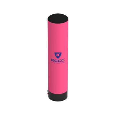 5m fully printed inflatable event decoration pillar, air sealed party tube with LED light