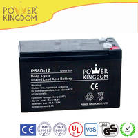 Deep cycle sealed lead lead acid battery 12V 8AH for small solar system