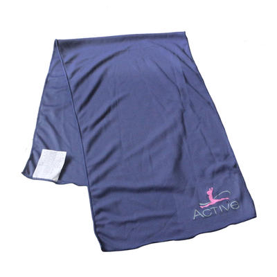 customized 100% Polyester Woven cooling towel for instant relief
