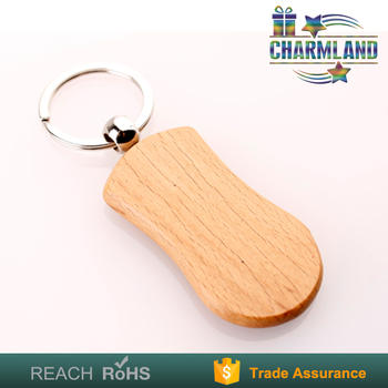 wooden surfboard keychain for souvenir