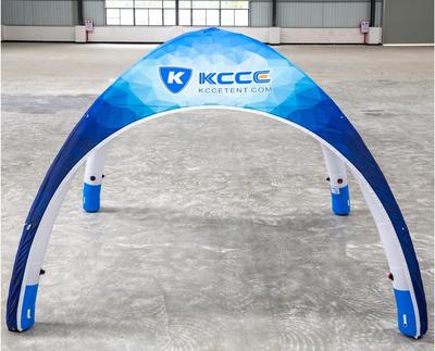 Outdoor waterproofspider tent inflation by air for advertising