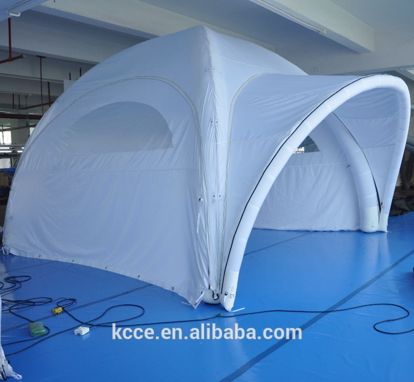 Folding canopy air frame camping tent, outdoor inflatable tent