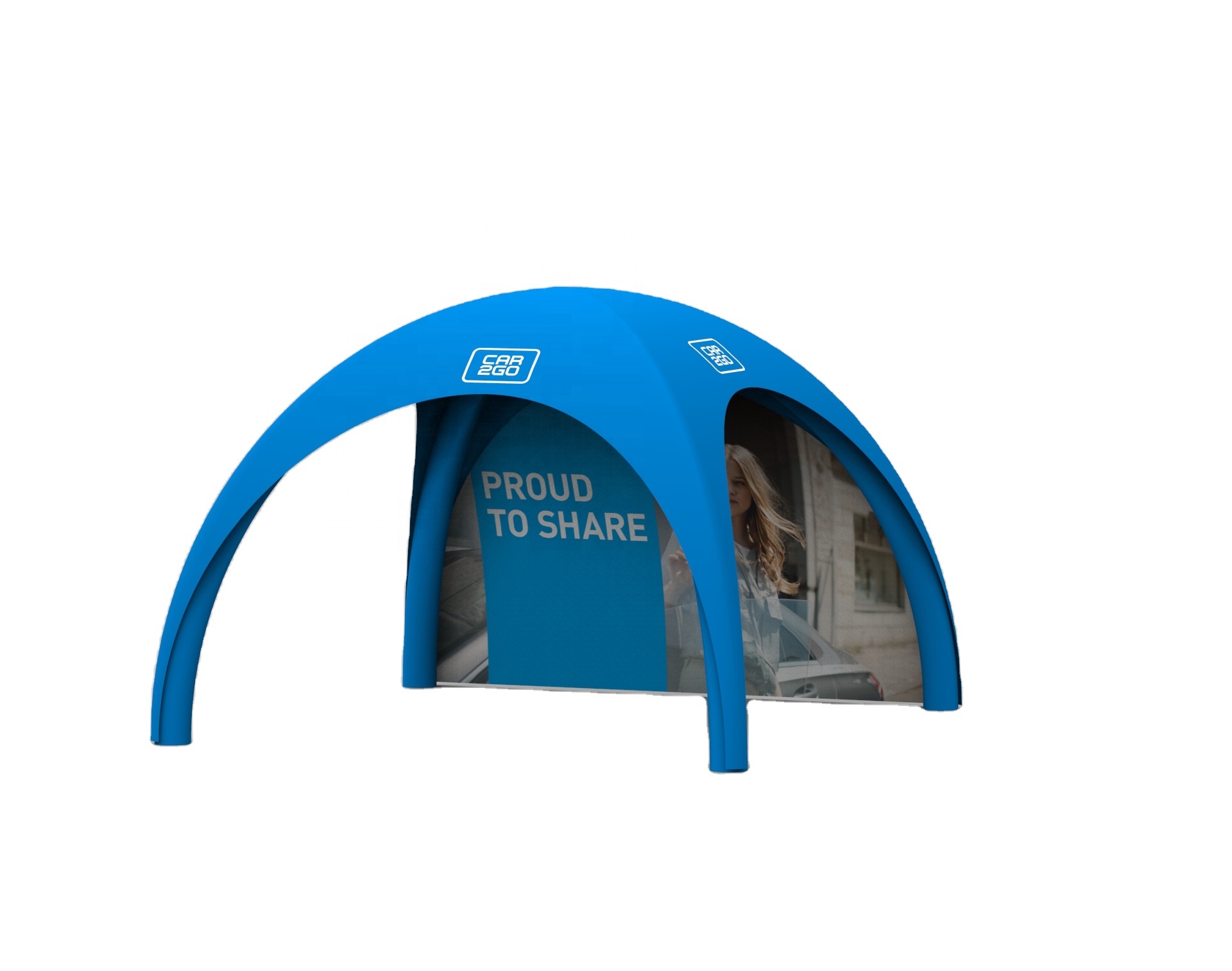 Outdoor double side printinflatable tent,air tight tent