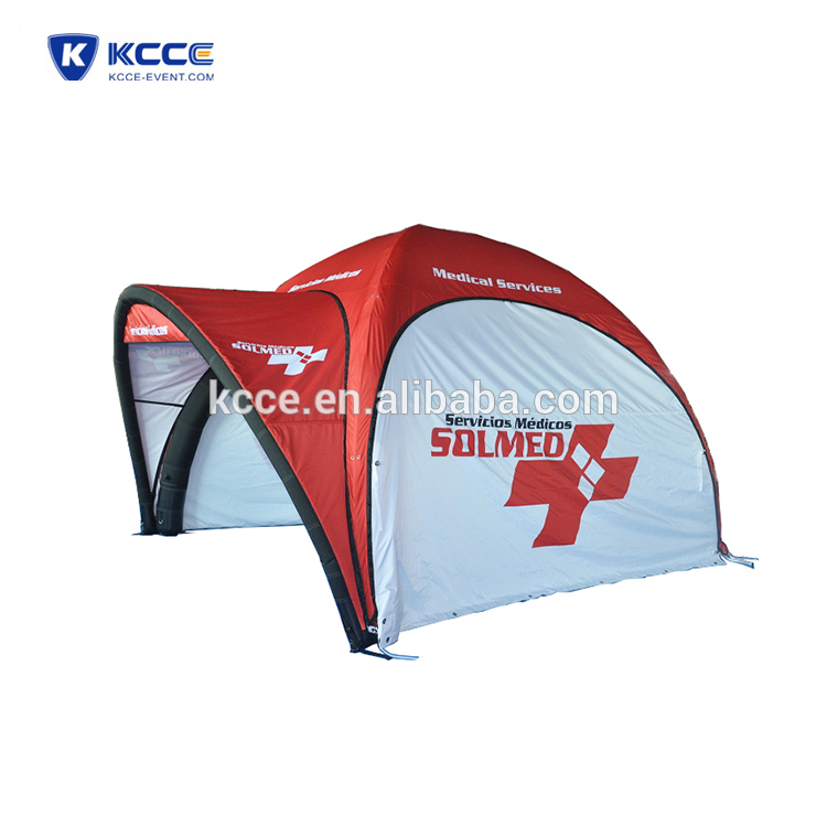 Waterproof inflatable dome tent for event, airtight tent for camping