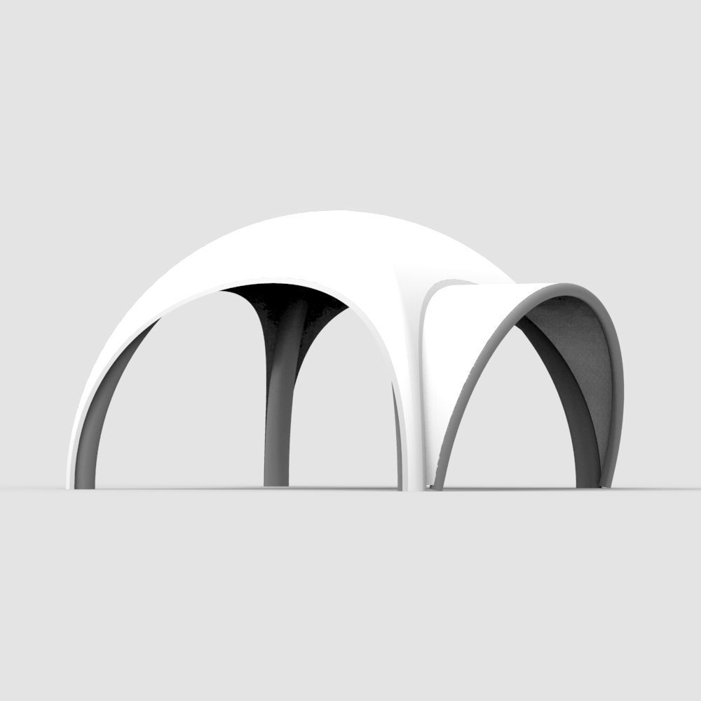 New design PVC tarpaulin igloo 8x8m outdoor display inflatables dome tent//