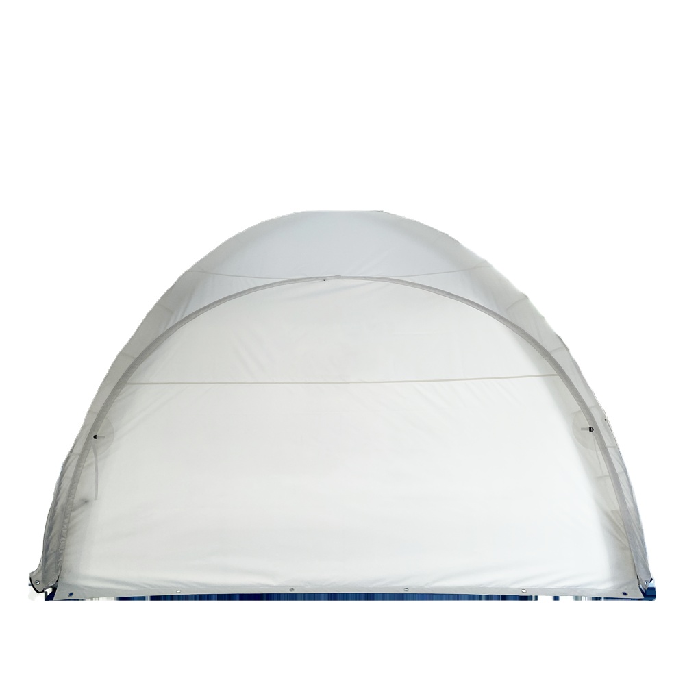 Inflatable clear PVC tent 13x13'