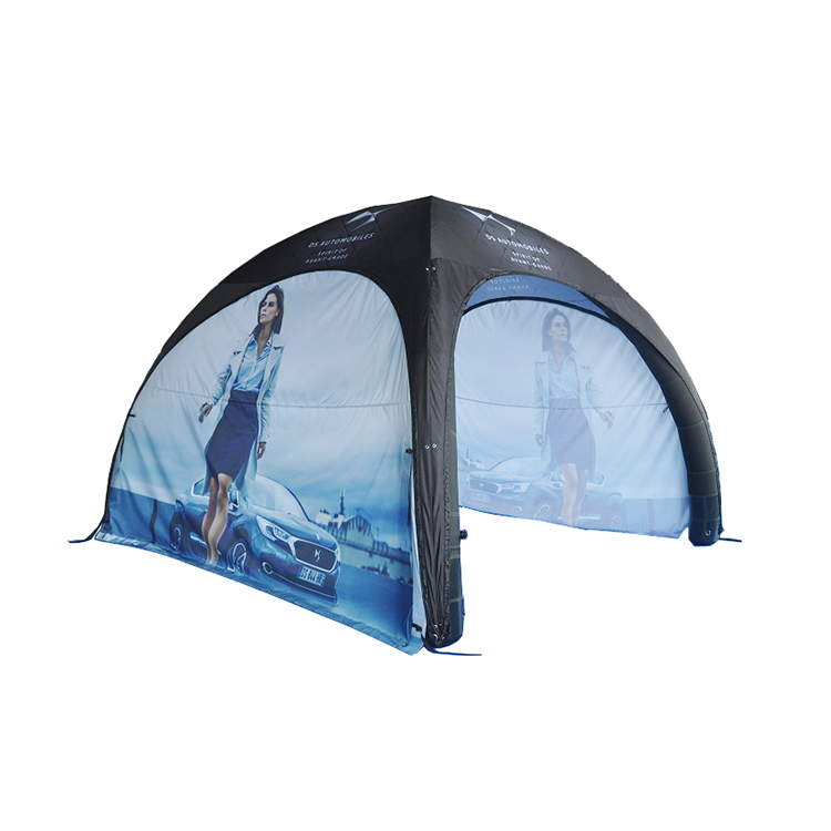 Deluxe Canopy Custom Inflatable Tent, Printed Event Air Dome Tents 4x4m