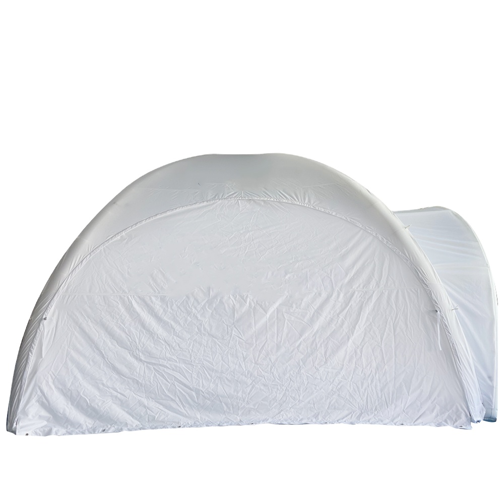 10x10Inflatable White Tent With Awning for Car Shelter