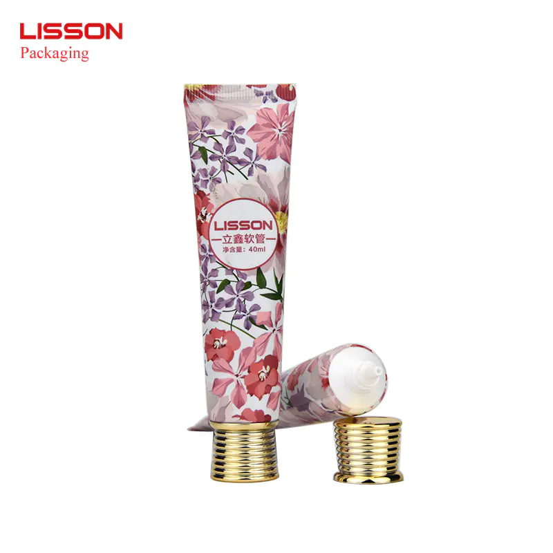 40ml Hotel usage cosmetic moisturizing hand lotion recycle tubes packaging with screw cap
