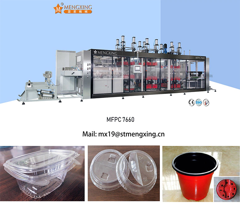 Plastic Plate Container Clamshell Package Thermoforming Forming Making Machine
