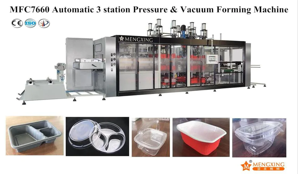 Multi Function Plastic Egg Tray Thermoforming Machine for PP PS Pet Material