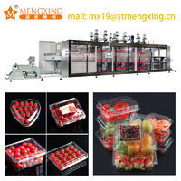 Fruits Clamshell Packing Box Vacuum Thermoforming Making Forming Machine