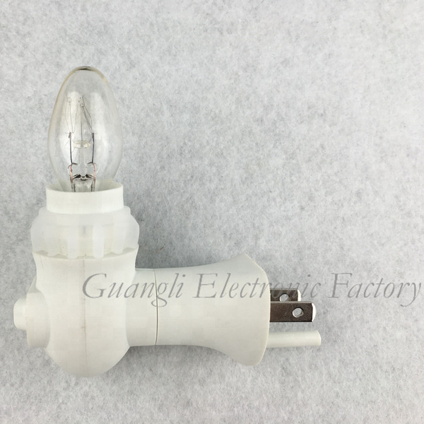 lamp socket ETL USA holder electronic e12 plug for Himalayan salt lamp night light