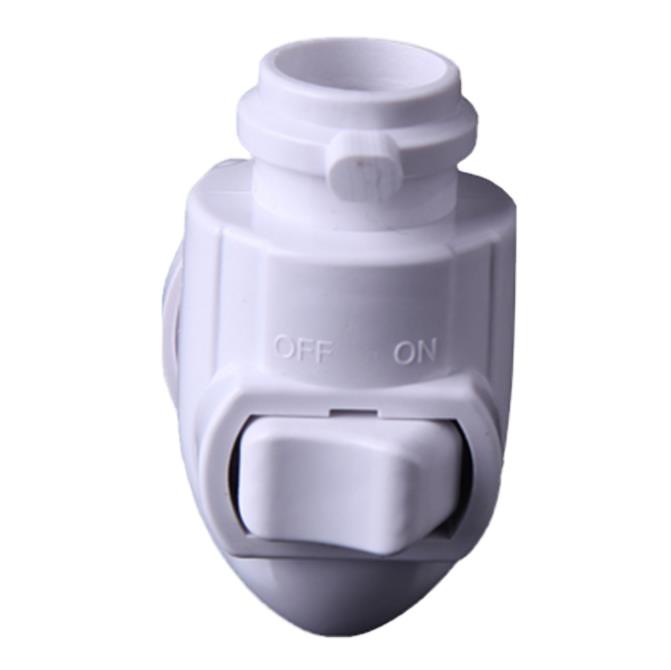 OEM ETL approved USA E12 Switch night light socket lamp holder and plug in with 5W or 7W or 15W and 110V or 120V