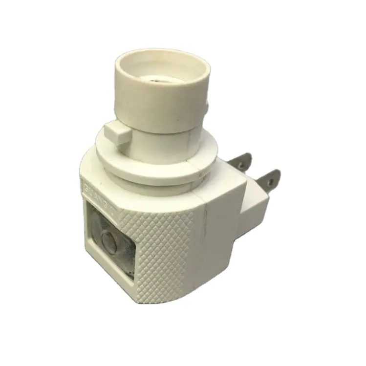 OEM GL-082-GY3 EU or USA Sensor night light socket plug in lamp holderwith 5W or 7W incandescent and 110V or 120V