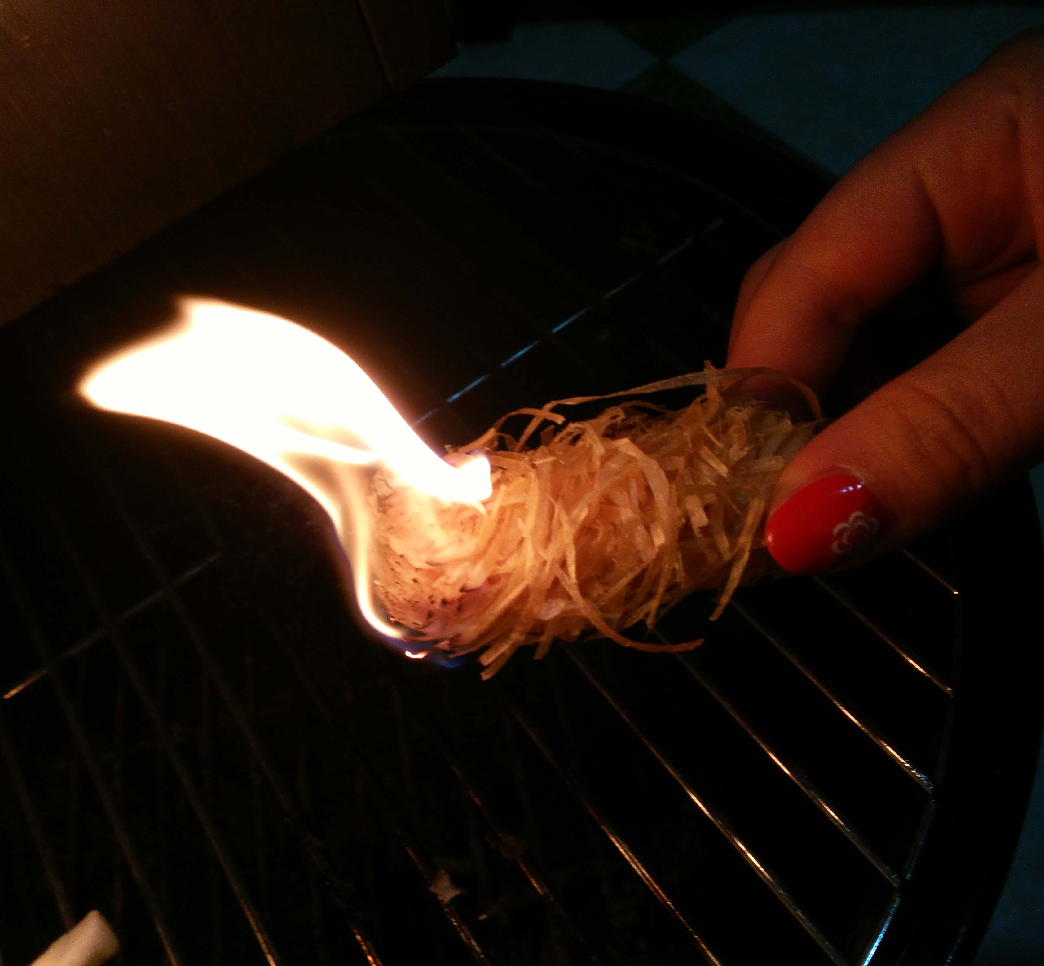 Wooden Wool Roll natural wood veneer roll For BBQ Firelighter