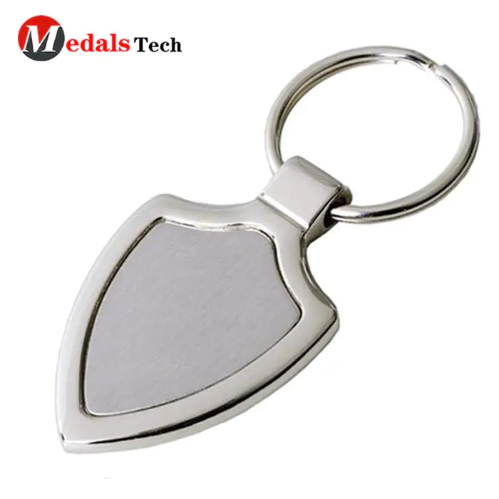 China manufacturerpromotional metal tag blank keychains