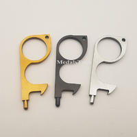 Touch Screen Button Pusher and Touch Screen Button Pusher Door Opener Keychain with Bottle Opener