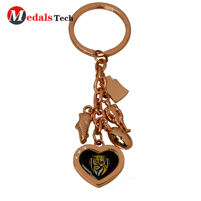 Personalized customspray metal 3d house shaped keychain