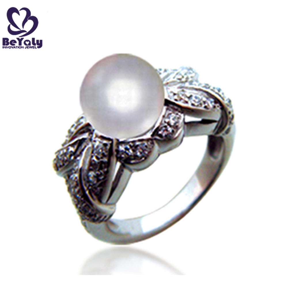product-Cheap finger silver latest pearl ring designs for men and women-BEYALY-img-3