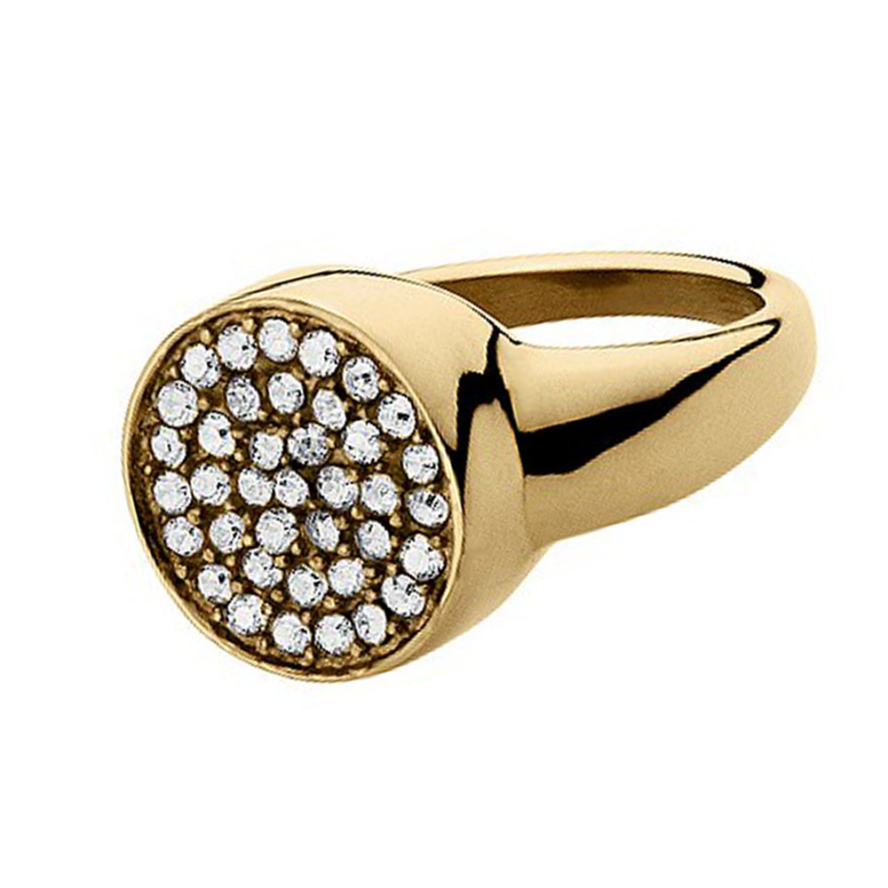 Fantastic Stone Beautiful Silver Seal Ring 9Ct Gold Jewellery