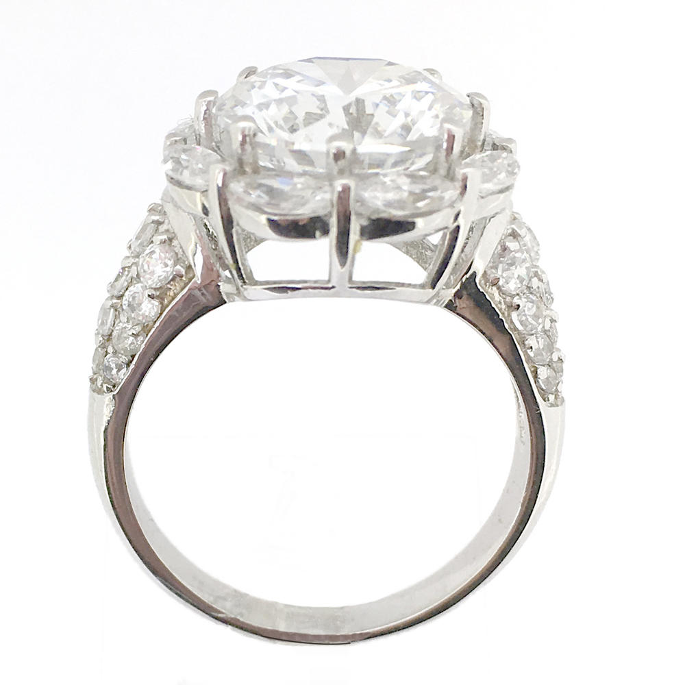 product-Hot sale pave cz 925 sun silver diamond ring-BEYALY-img-3