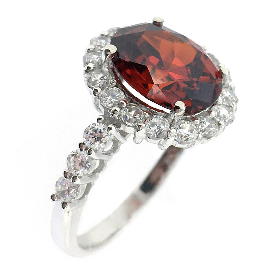 Wholesale Ruby Stone Silver Sample Wedding Ring Designs