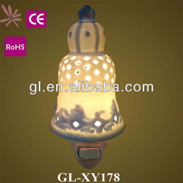 Best selling CE ROHS BS ETL aroma ceramic night light with 110V 220V and 5 W and 7w GL-XY219-2