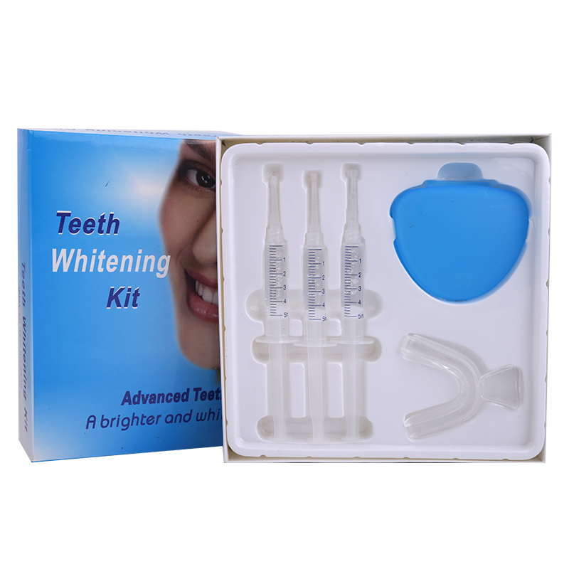 CEapproved home teeth whitening kit with mini LED light